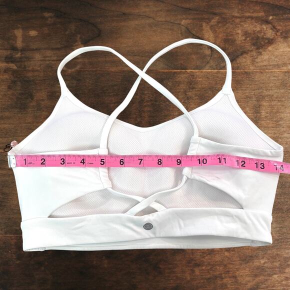 Calia Energize Strappy Sports Bra | White | Size M | NWT - Picture 8 of 8